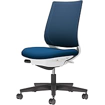 【たのめる便】KOKUYO Mitraミトラ チェア　肘付き★ブルー★ 中古】ミトラシリーズ コクヨ/KOKUYO 肘付ローバックチェア